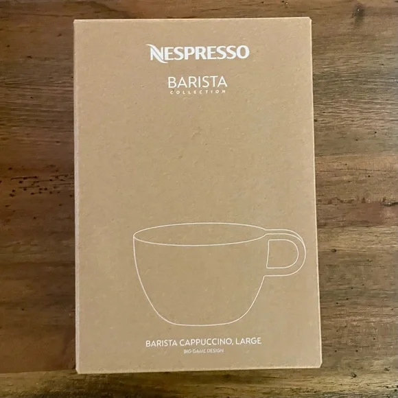 MOVING SALE! Nespresso Cup Set, Barista Cappuccino Large